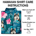 Custom Photo Tropical Leaves Funny Family Pet Face - Personalized Hawaiian Shirt