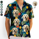 Custom Photo Tropical Vibes Pet Face - Personalized Hawaiian Shirt