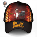 Custom Photo The Smoker BBQ Grilling - Personalized Classic Cap