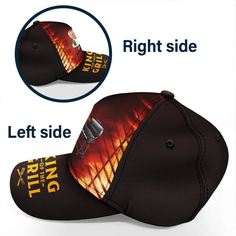 Custom Photo The Smoker BBQ Grilling - Personalized Classic Cap