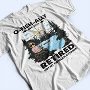 Ce n'est plus mon problème, pêche vintage - T-shirt personnalisé