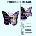 Custom Photo I Will Carry You With Me Memorial - Personalized Acrylic Car Hanger