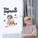 La Mère Chien Maman Chien - Autocollant Décoratif Personnalisé
