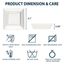 Girl With Birth Flowers - Personalized Ring Dish