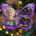 Custom Photo I Am Always With You Memorial - Personalized Custom Shaped Acrylic Ornament