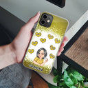 Grandma Mom Sweet Heart - Personalized Clear Phone Case