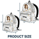 Cute Vehicle Background - Personalized Canvas Backpack