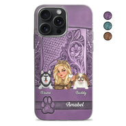 Dog Mom - Personalized Clear Phone Case