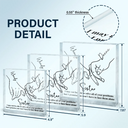 Besties Sister Solve All Of Your Problem - Personalized Square Shaped Acrylic Plaque