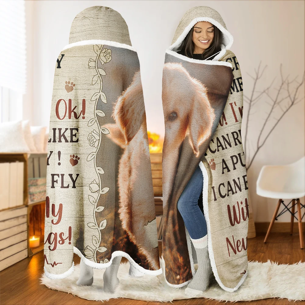 Halloween Party Hooded Sherpa 2024 Fleece Blanket - YOUR OWN DESIGN Available Personalization!