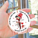 Couples ennuyeux pour le reste de ma vie - Ornement en verre rond personnalisé 