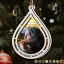 Custom Photo I Am Always With You - Personalized Suncatcher Ornament
