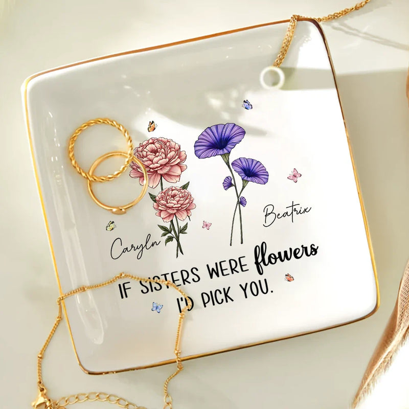 Les meilleures amies étaient des fleurs, je te choisirais - Porte-bagues personnalisé 