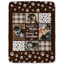 Custom Photo Memorial You Were My Favorite Pet Lover - Personalized Fleece Blanket, Sherpa Blanket