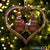 God Blessed The Broken Road Back Couples - Personalized Wooden Cutout Ornament
