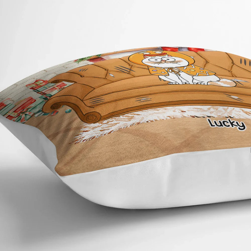 Meowy Catmas Christmas - Personalized Pillow