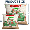 Meowy Catmas Christmas - Personalized Pillow