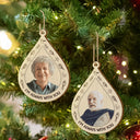 Memorial,Christmas,Sad - Custom Photo I Am Always With You Memorial Christmas - Personalized Custom Shaped Wooden Ornament