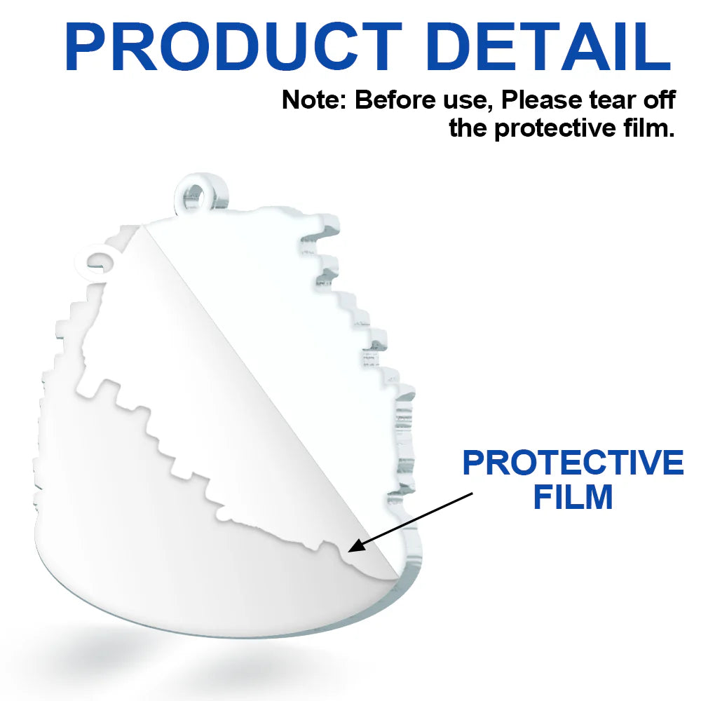 Cat Couple, Cat Lovers - You And Me And The Cats Couple Christmas - Personalized Custom Shaped Acrylic Ornament