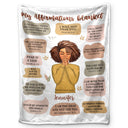 Gift For Yourself, Gift For Women - Christian My Affirmation - Personalized Fleece Blanket, Sherpa Blanket