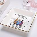 Gift For Bestie - Good Friends Are Like Stars - Personalized Ring Dish