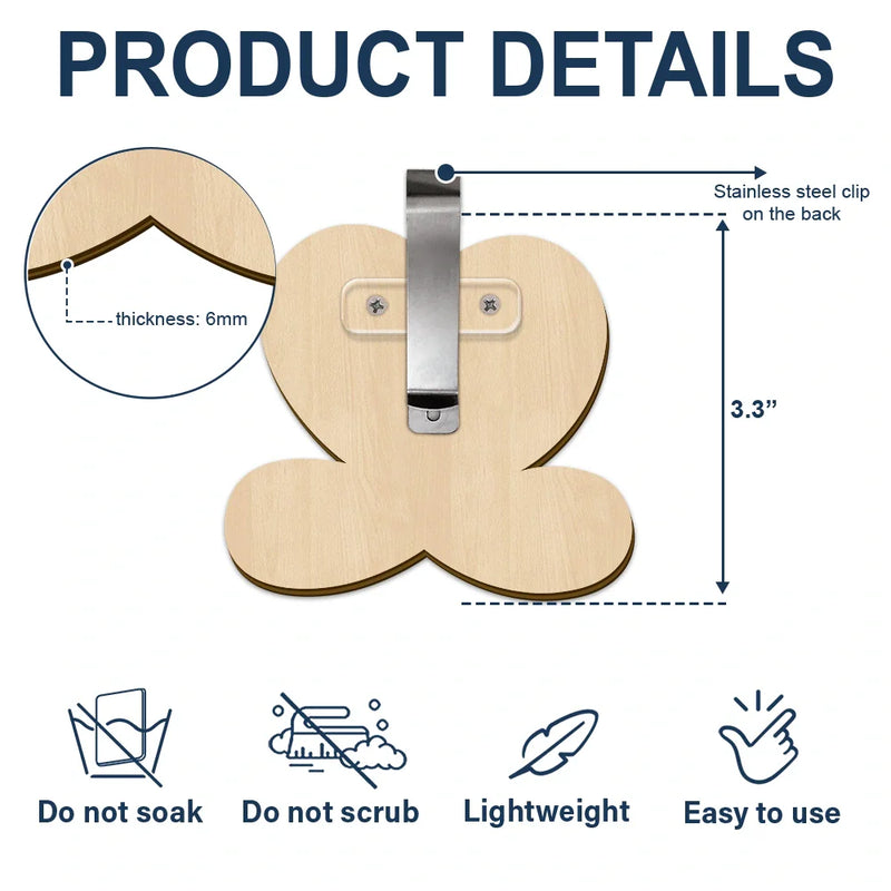 Gift For Couples,Gift For Husband,Gift For Wife,Gift For Boyfriend,Gift For Girlfriend,Love - Custom Photo Heart Drive Safe - Personalized Custom Shaped Car Visor Clip