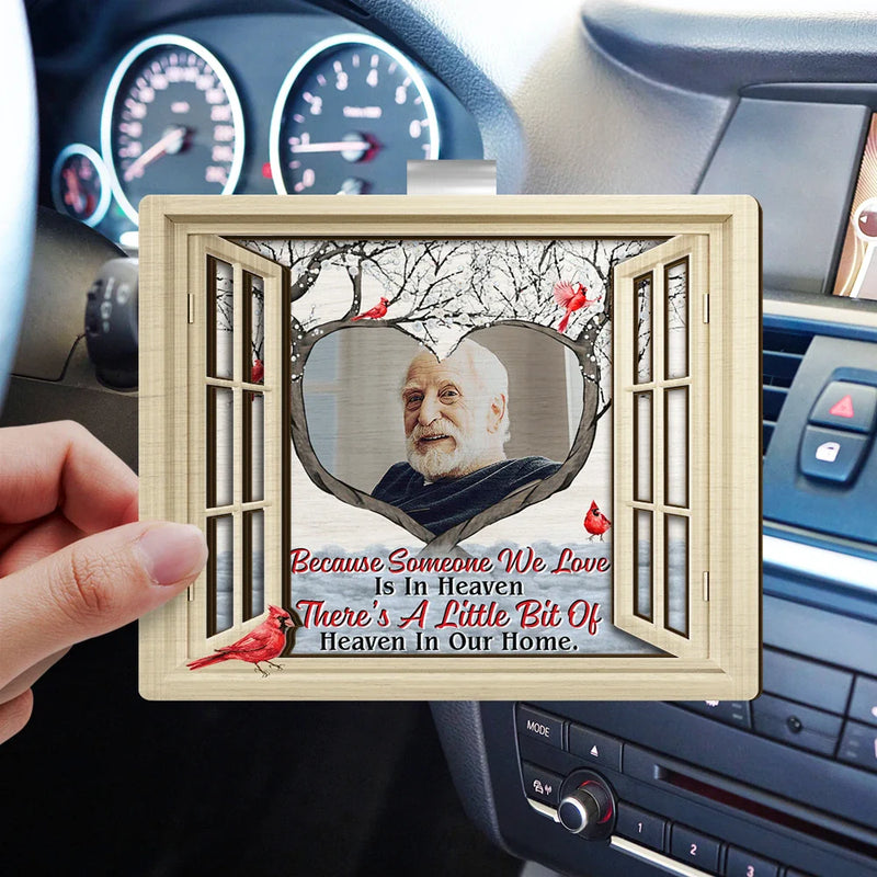 Memorial - Custom Photo Always With You - Personalized Custom Shaped Car Visor Clip