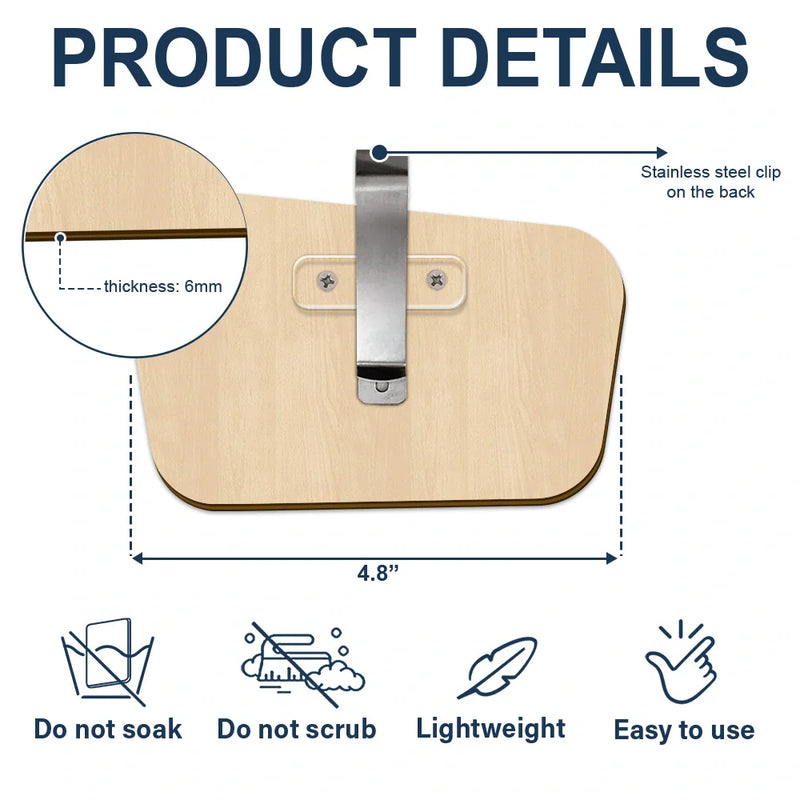 Camping Couple The Adventure Begins - Personalized Custom Shaped Car Visor Clip