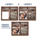 Gift For Couples, Gift For Husband, Gift For Boyfriend, Gift For Wife, Gift For Girlfriend - Custom Photo My Heart Needed You - Personalized Custom Shaped Car Visor Clip