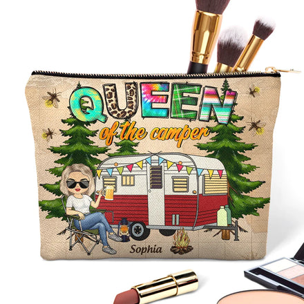 Reine du camping-car - Trousse de maquillage personnalisée