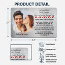 Gift For Couples, Gift For Husband, Gift For Wife, Gift For Boyfriend, Gift For Girlfriend - Custom Photo You Are My Best Friend My Soulmate - Personalized Aluminum Card