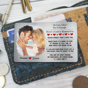 Gift For Couples, Gift For Husband, Gift For Wife, Gift For Boyfriend, Gift For Girlfriend - Custom Photo You Are My Best Friend My Soulmate - Personalized Aluminum Card