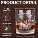 Gift For Couples, Gift For Husband, Gift For Wife, Gift For Boyfriend, Gift For Girlfriend - I Love You For Who You Are Afro Couples - Personalized Whiskey Glass