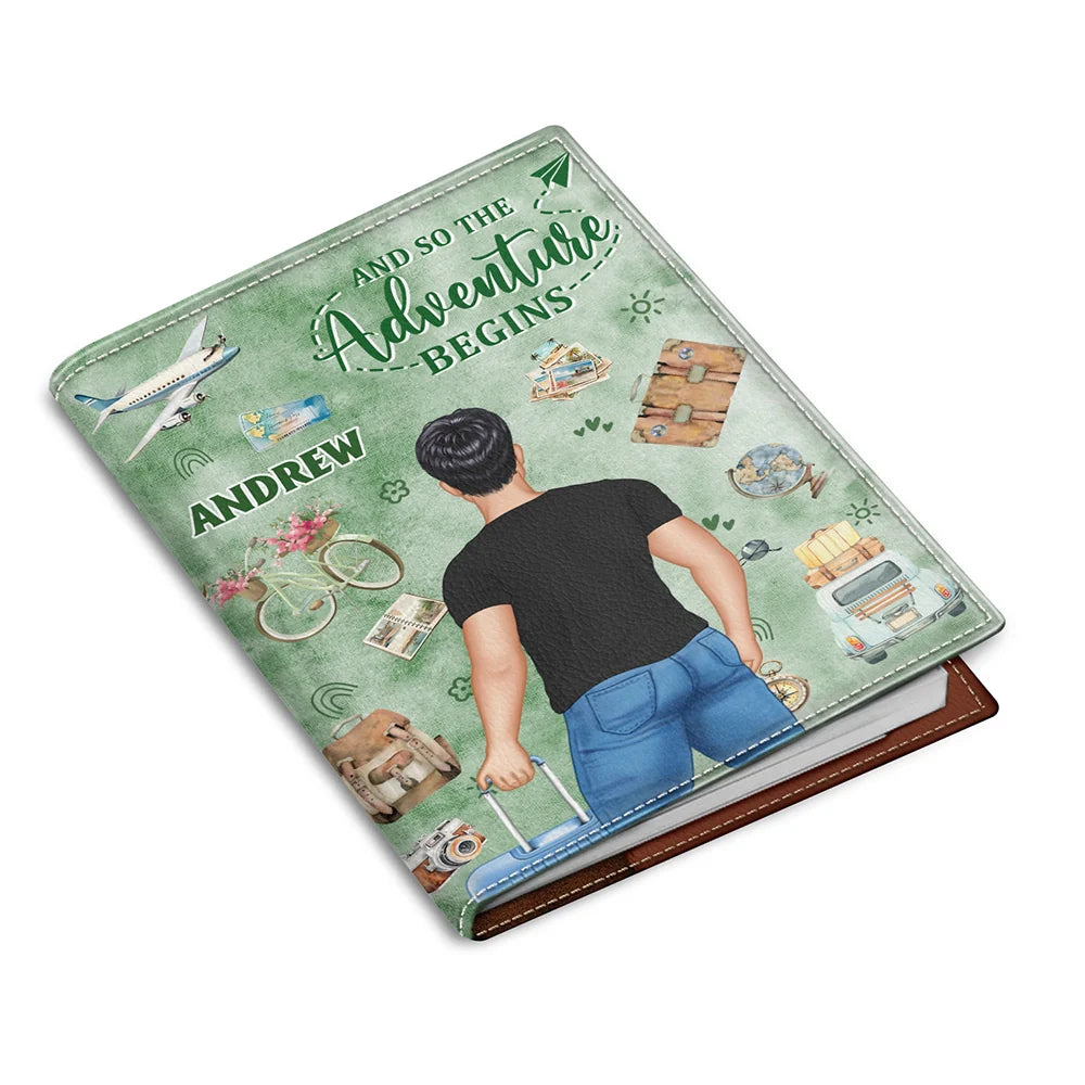 Travel, Gift For Yourself, Gift For Women - Not All Those Who Wander - Personalized Passport Cover, Passport Holder
