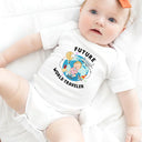 Travel, Gift For Kids - Future World Traveler - Personalized Baby Onesie