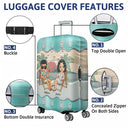 Gift For Couples,Gift For Husband,Gift For Wife,Gift For Boyfriend,Gift For Girlfriend,Travel - It's On Our List Travel Partners For Life - Personalized Luggage Cover