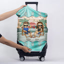 Gift For Couples,Gift For Husband,Gift For Wife,Gift For Boyfriend,Gift For Girlfriend,Travel - It's On Our List Travel Partners For Life - Personalized Luggage Cover