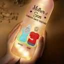 Gift For Mother,Gift For Daughter,Gift For Son,Mom - Sons,Mom - Daughters (Adult),Mom - Children,Love - Mother & Daughter Forever Linked Together - Personalized Bottle Light