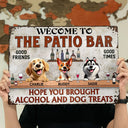 Dog Lovers, Pet Lovers, Grilling - Hope You Brought Alcohol And Dog Treats - Personalized Classic Metal Signs
