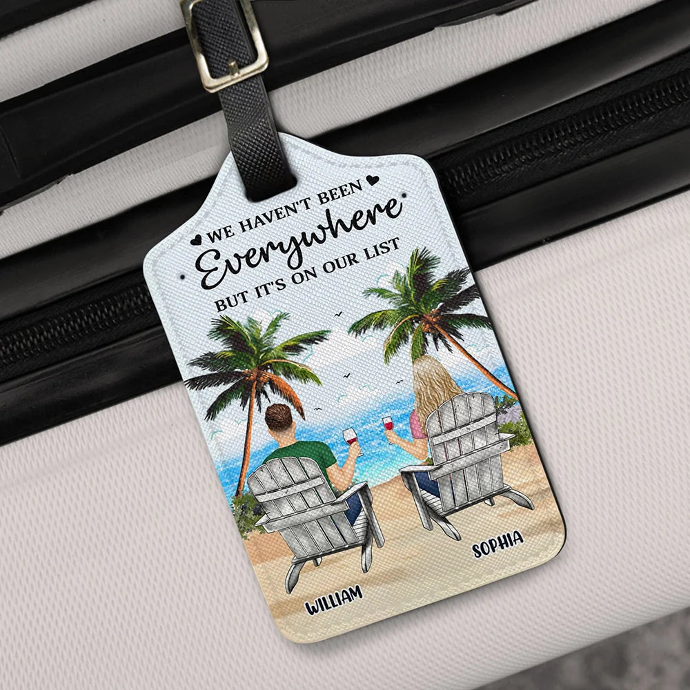 It's On Our List Travel Partners For Life - Personalized Luggage Tag