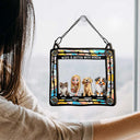 Dog Lovers, Pet Lovers - All You Need Is Love And Dog Lovers - Personalized Window Hanging Suncatcher Ornament