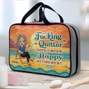 Retirement, Travel - Oops I Mean Happy Retirement - Personalized Toiletry Bag
