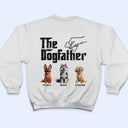 Dog Lovers,Pet Lovers,Dog Dad,Funny - The Dog Father 3D Effect - Personalized T Shirt