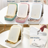 Here's Your Reminder - Personalized Makeup Box With LED Mirror