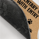 Dog Lovers, Funny - Complimentary Dog Hair With Entry - Personalized Doormat