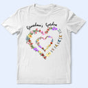 Gift For Grandma, Happy - Grandma's Garden - Personalized T Shirt