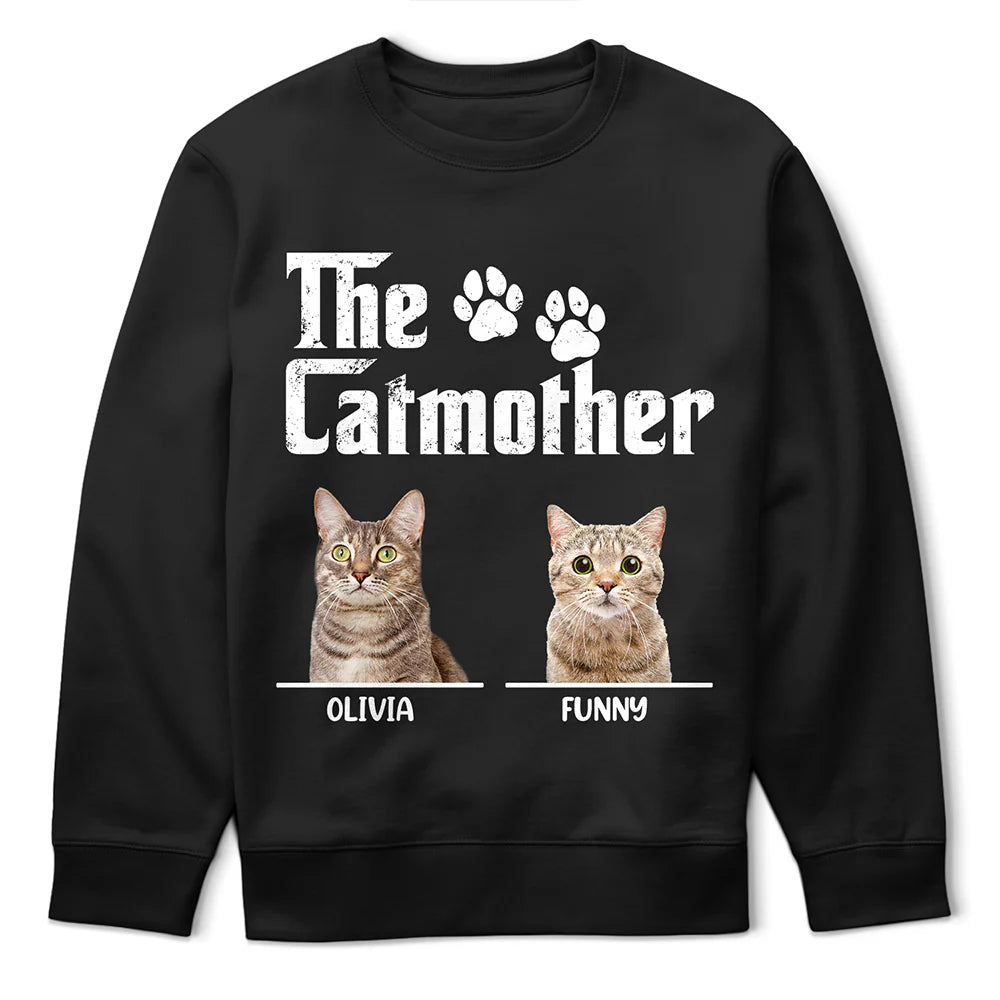 Custom Photo,Dog Lovers,Dog Mom,Dog Dad,Happy - Custom Photo The Dog Cat Mother Father - Personalized T Shirt
