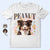 Custom Photo,Pet Lovers,Dog Lovers,Cat Lovers,Happy - Custom Photo Dog Cat Pet Floral Pattern - Personalized T Shirt