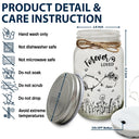 Gift For Mother,Gift For Grandma,Long Distance - Grandma Mom Even When I'm Not Close By - Personalized Mason Jar Light
