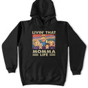 Gift For Grandma,Grandma,Grandkids,Gift For Mother,Gift For Wife - Living That Grandma Life Vintage - Personalized T Shirt
